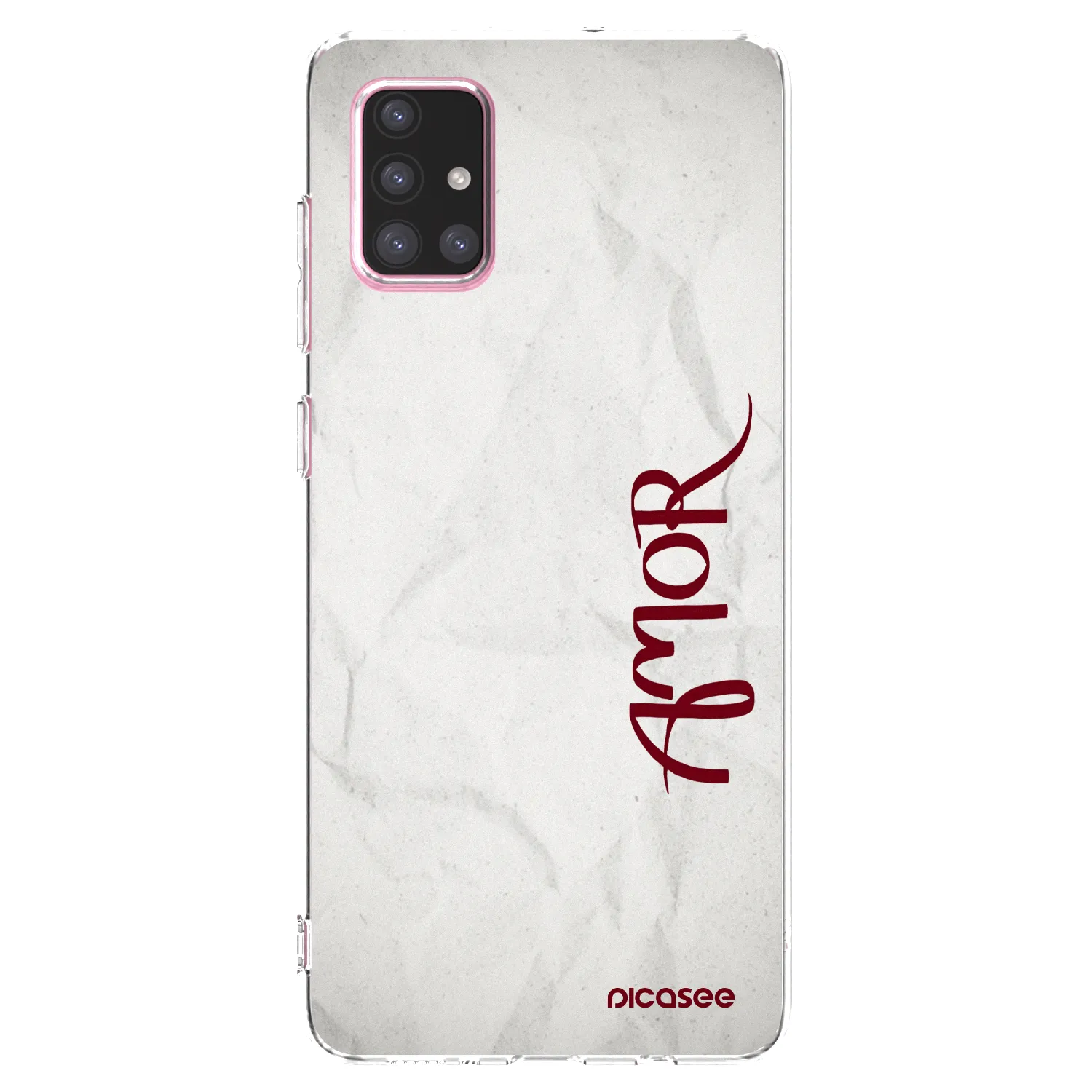 Picasee silikonski prozorni ovitek za Samsung Galaxy A71 A715F - Amor