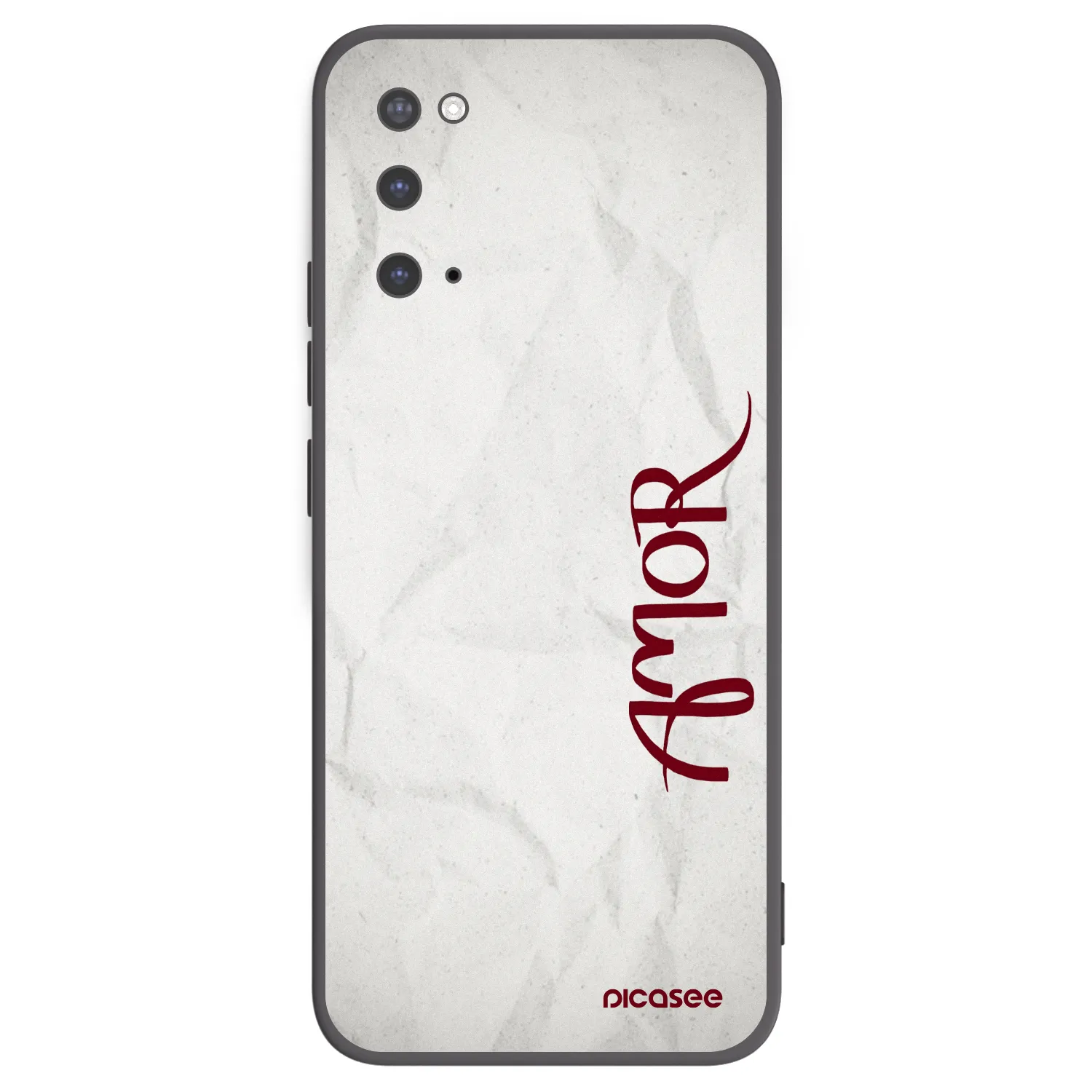Picasee silikonski črni ovitek za Samsung Galaxy S20 G980F - Amor