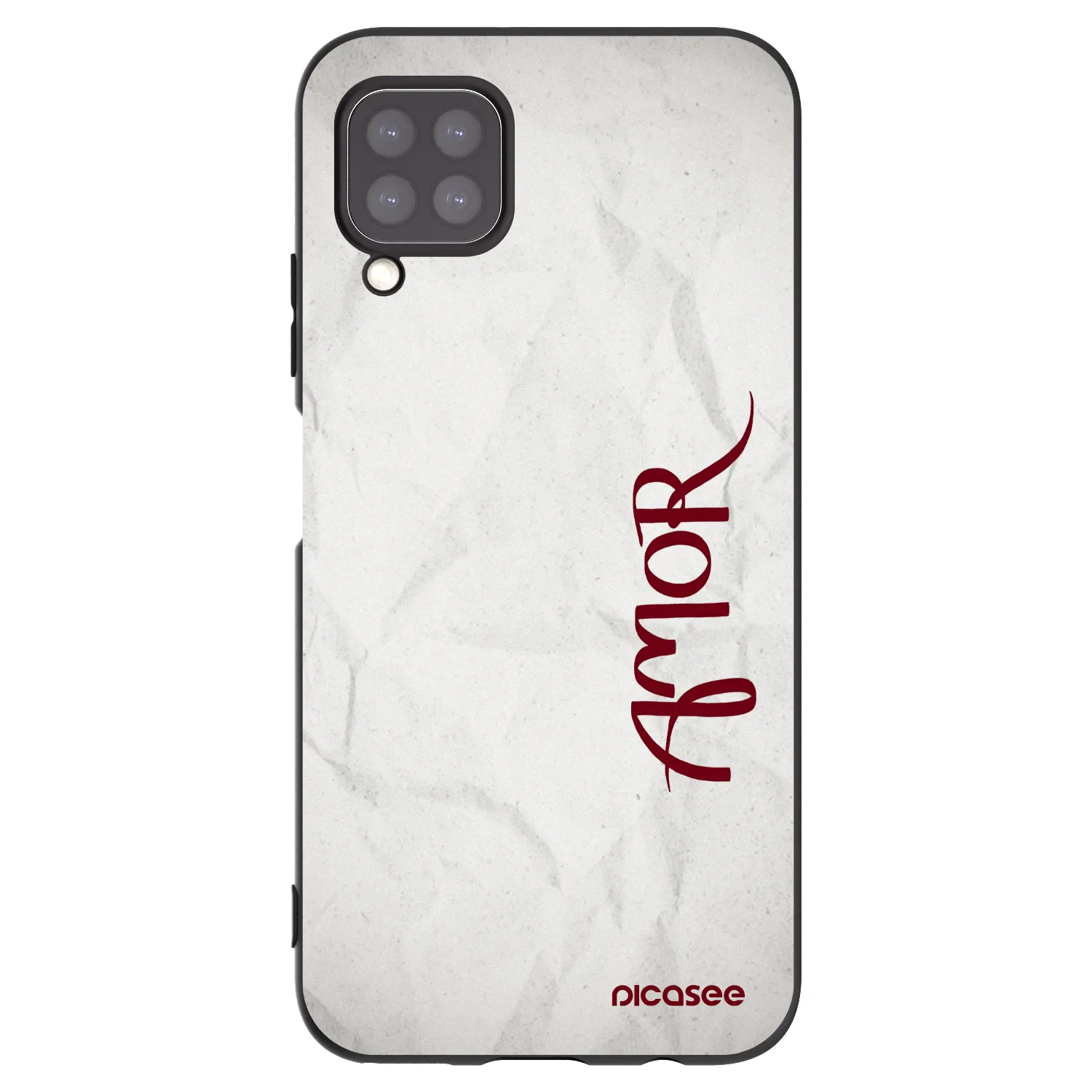 Picasee silikonski črni ovitek za Huawei P40 Lite - Amor