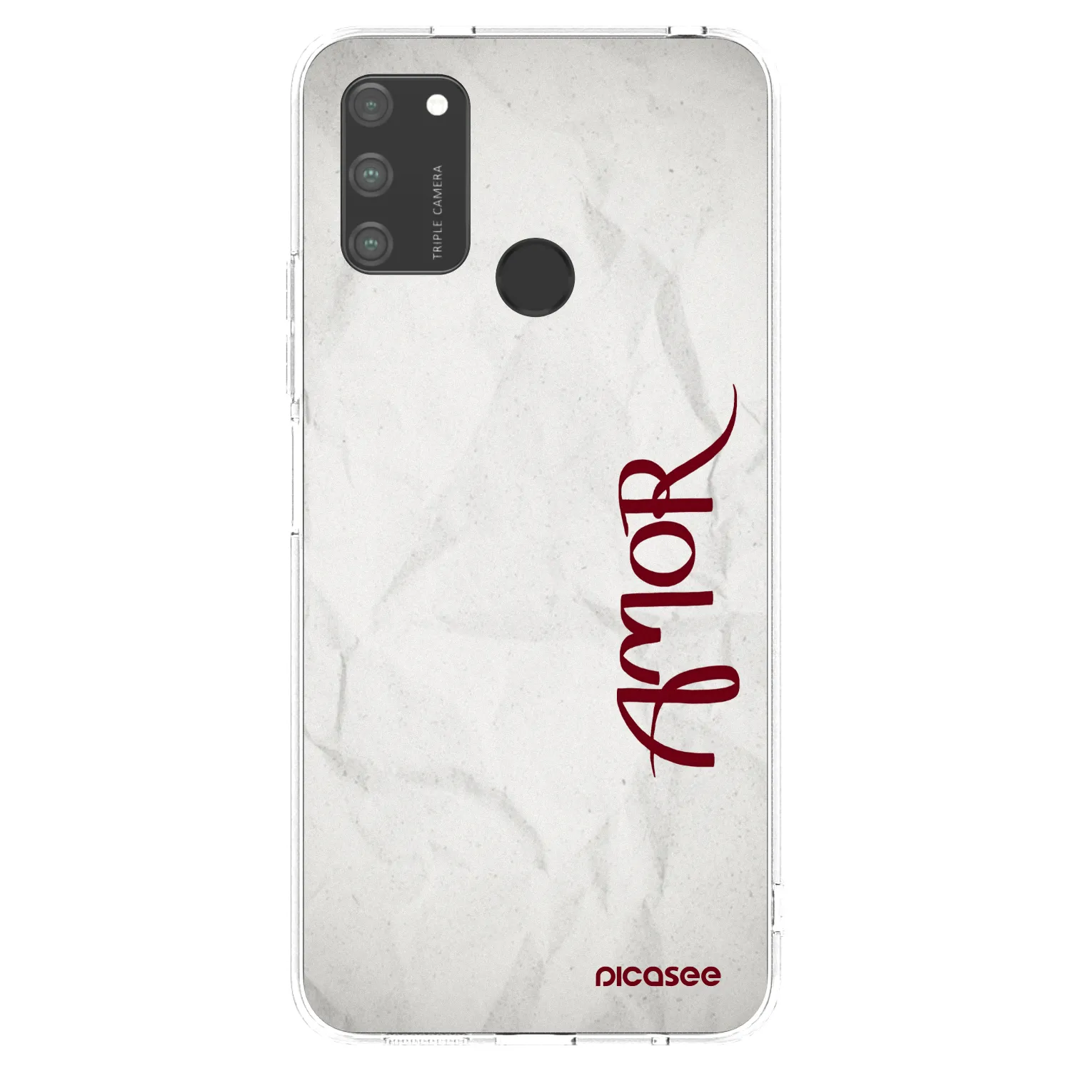 Picasee silikonski prozorni ovitek za Honor 9A - Amor