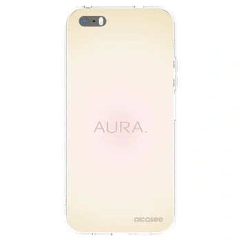 Picasee silikonski prozorni ovitek za Apple iPhone 5/5S/SE - Aura