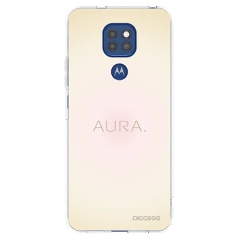 Picasee silikonski prozorni ovitek za Motorola Moto G9 Play - Aura