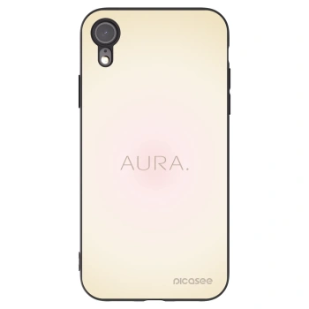 Picasee silikonski črni ovitek za Apple iPhone XR - Aura