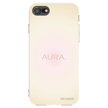 Picasee silikonski prozorni ovitek za Apple iPhone SE 2022 - Aura