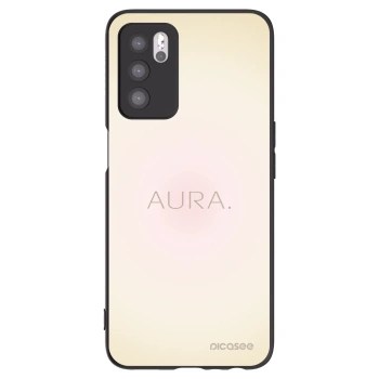Picasee silikonski črni ovitek za OPPO A16s - Aura