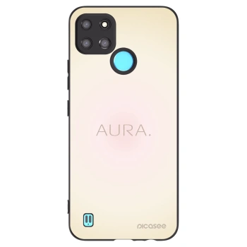 Picasee silikonski črni ovitek za Realme C21Y - Aura