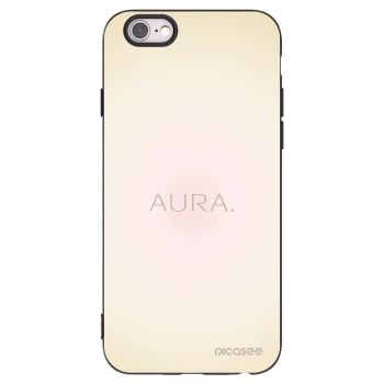 Picasee silikonski črni ovitek za Apple iPhone 6/6S - Aura