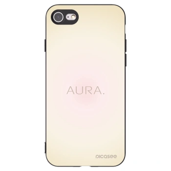 Picasee silikonski črni ovitek za Apple iPhone 7 - Aura