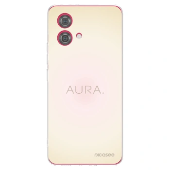 Picasee silikonski prozorni ovitek za Motorola Moto G84 5G - Aura