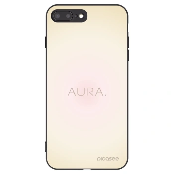 Picasee silikonski črni ovitek za Apple iPhone 8 Plus - Aura
