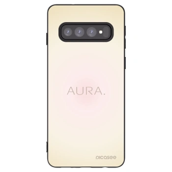 Picasee silikonski črni ovitek za Samsung Galaxy S10 G973 - Aura