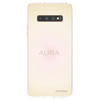 Picasee silikonski prozorni ovitek za Samsung Galaxy S10 Plus G975 - Aura