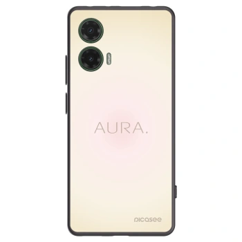Picasee silikonski črni ovitek za Motorola Moto G35 5G - Aura