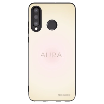 Picasee silikonski črni ovitek za Huawei P30 Lite - Aura