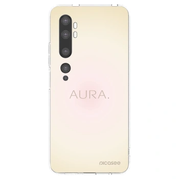 Picasee silikonski prozorni ovitek za Xiaomi Mi Note 10 (Pro) - Aura