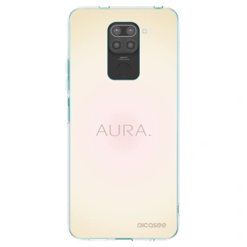Picasee silikonski črni ovitek za Xiaomi Redmi Note 9 - Aura