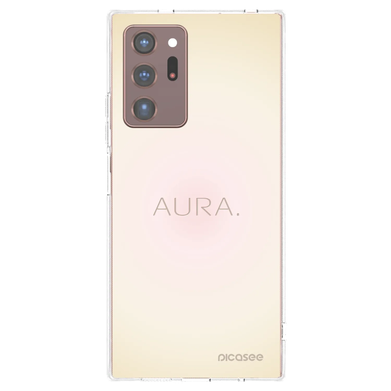 Picasee silikonski prozorni ovitek za Samsung Galaxy Note 20 Ultra - Aura