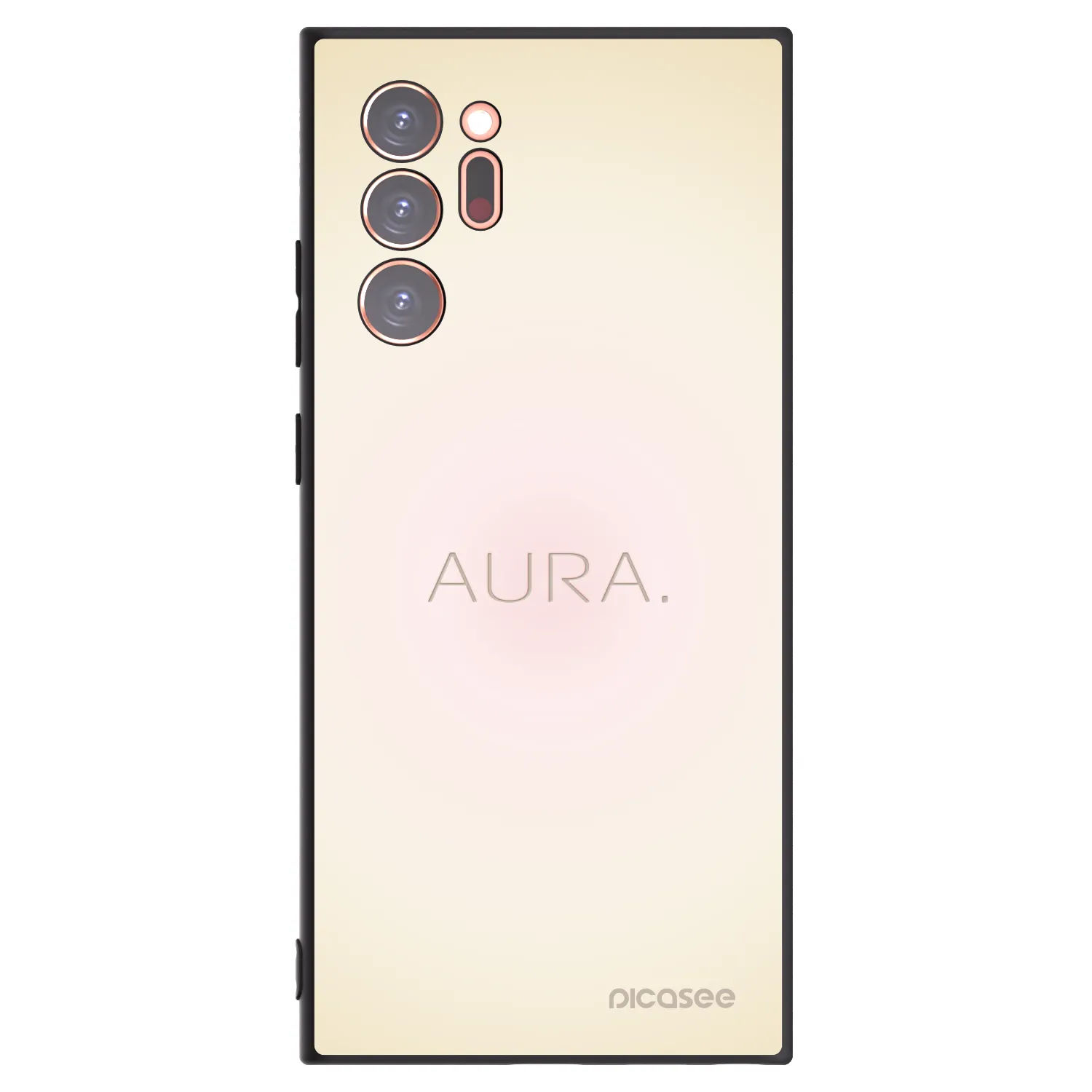 Picasee silikonski črni ovitek za Samsung Galaxy Note 20 Ultra - Aura