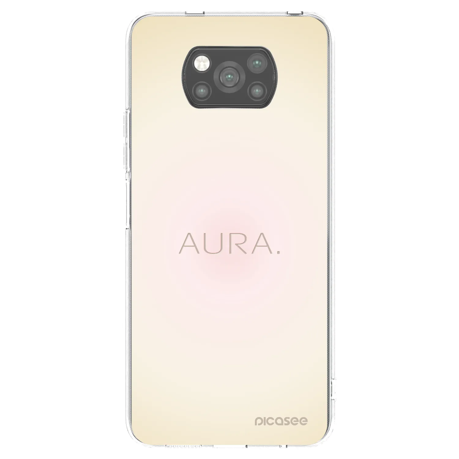 Picasee silikonski črni ovitek za Xiaomi Poco X3 - Aura