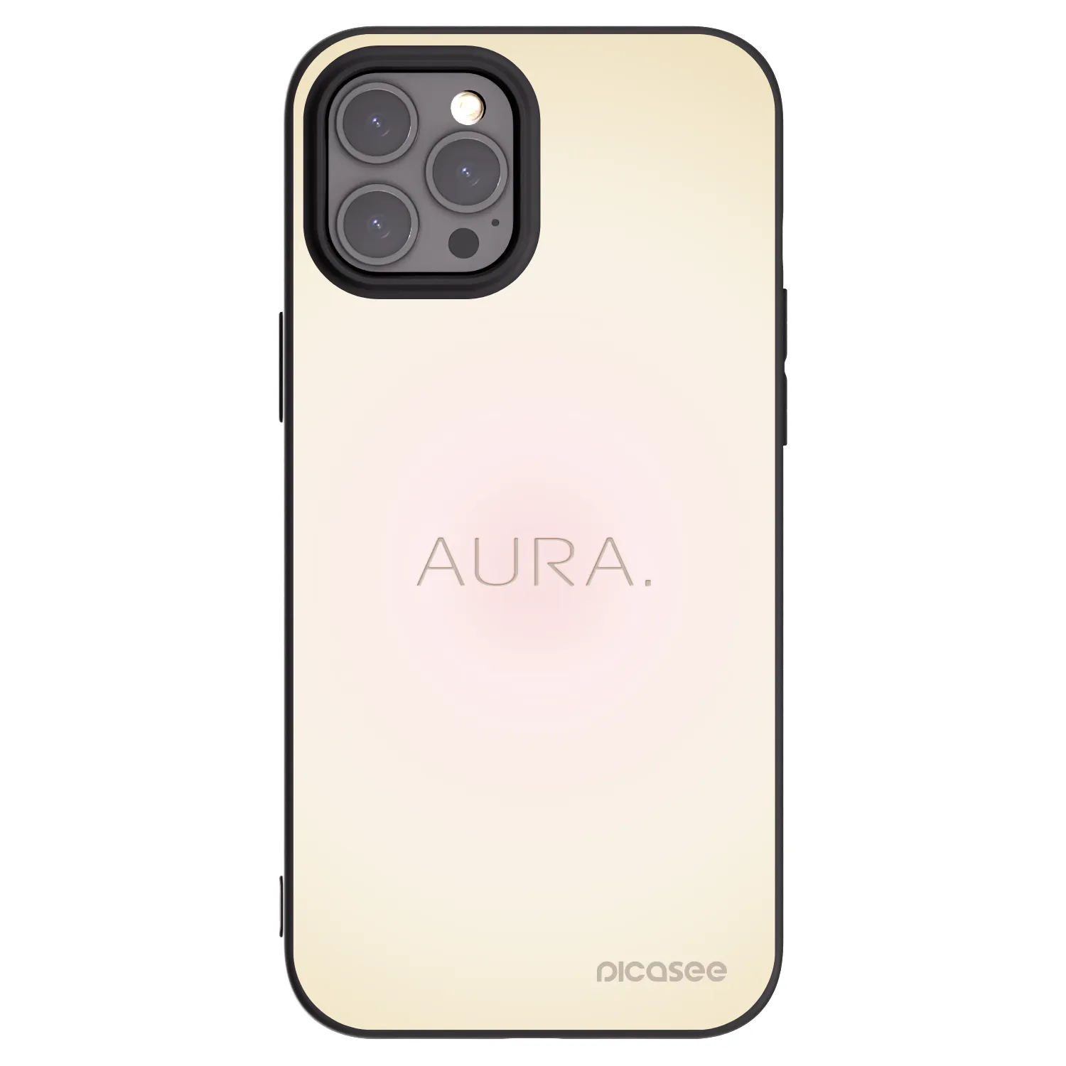 Picasee silikonski črni ovitek za Apple iPhone 12 Pro Max - Aura