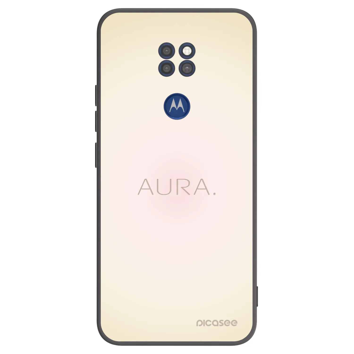 Picasee silikonski črni ovitek za Motorola Moto G9 Play - Aura