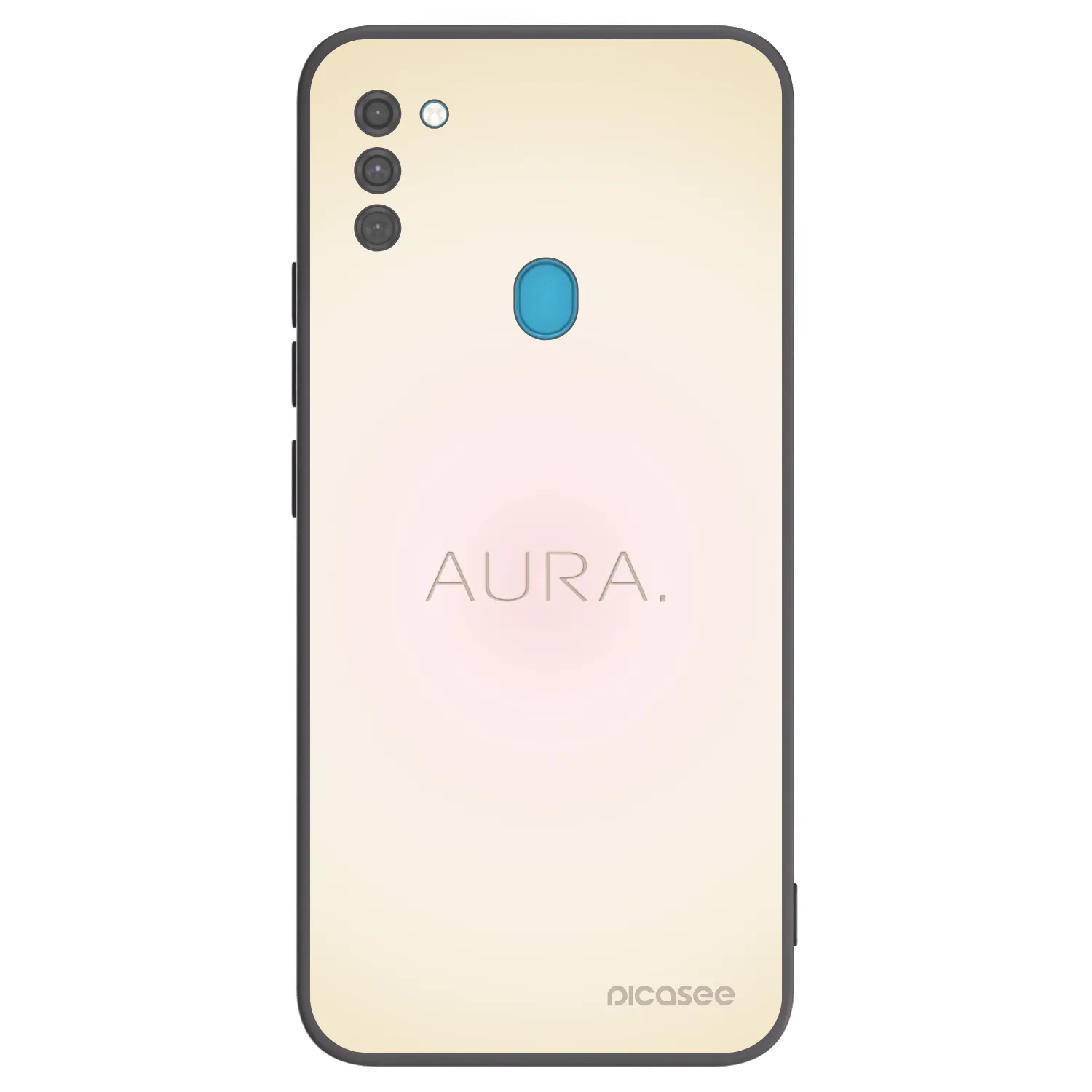 Picasee silikonski črni ovitek za Samsung Galaxy M11 - Aura