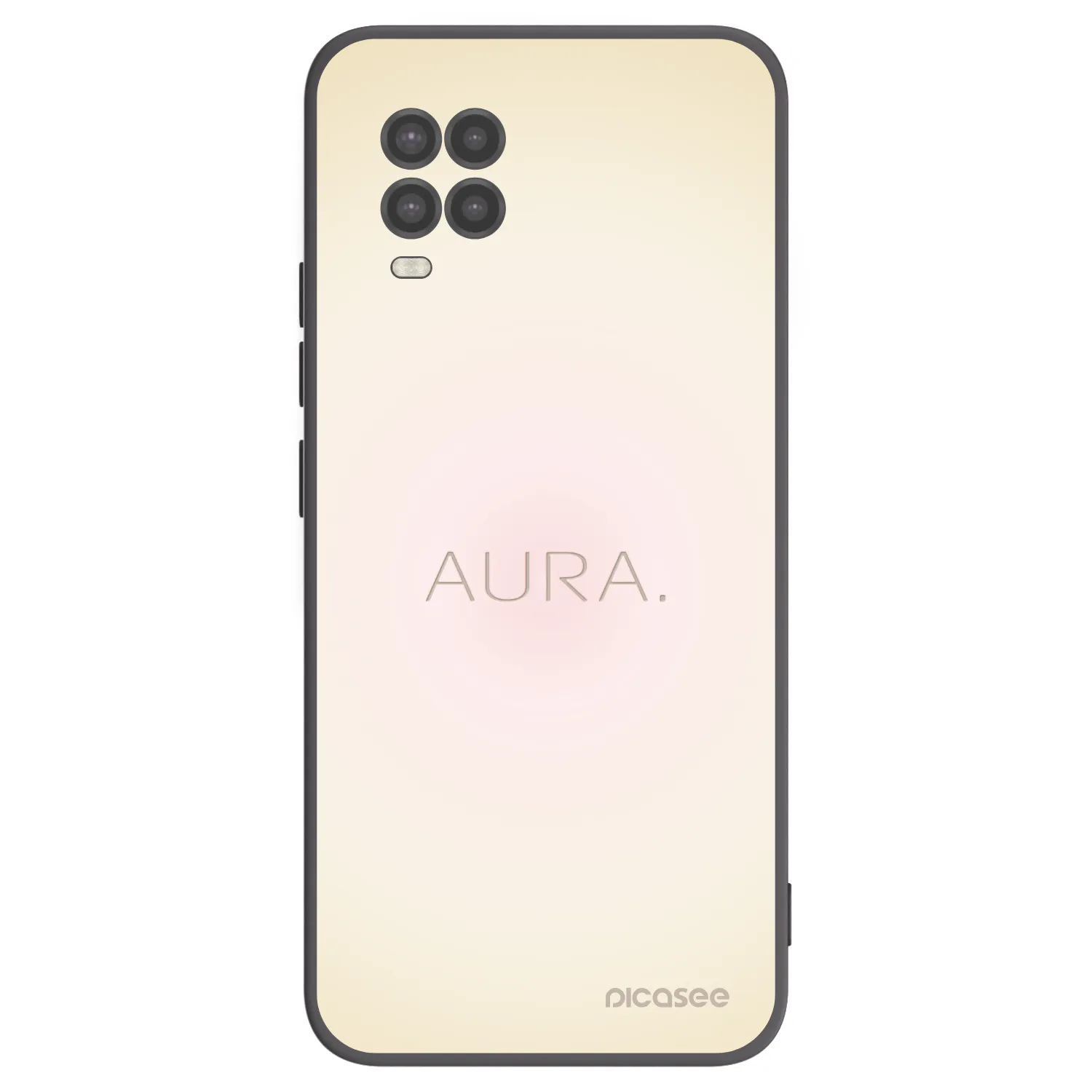 Picasee silikonski črni ovitek za Xiaomi Mi 10 Lite - Aura