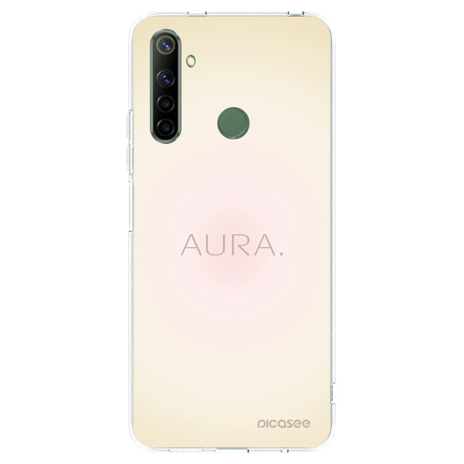 Picasee silikonski prozorni ovitek za Realme 6i - Aura