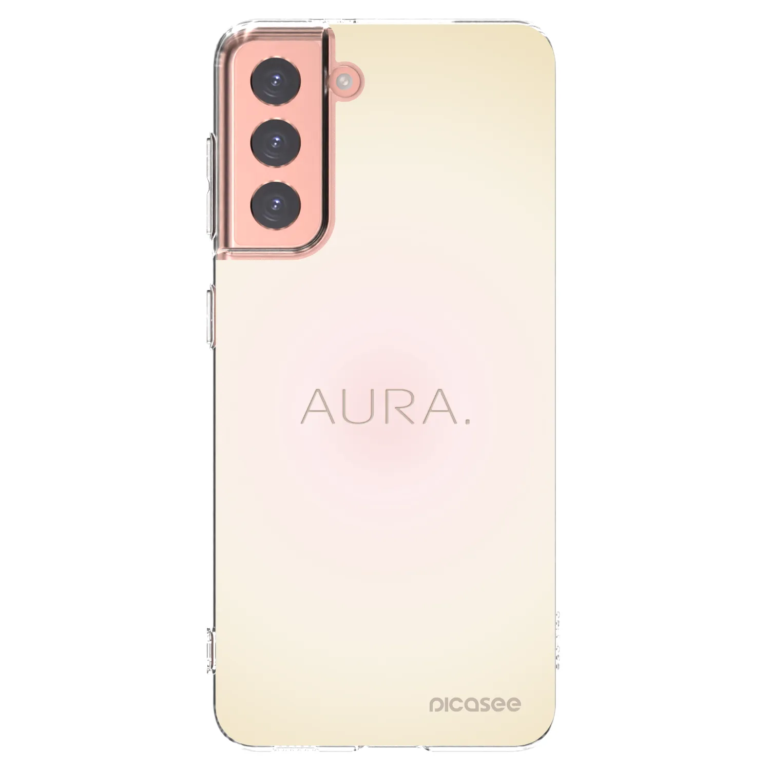 Picasee silikonski prozorni ovitek za Samsung Galaxy S21 5G G991B - Aura