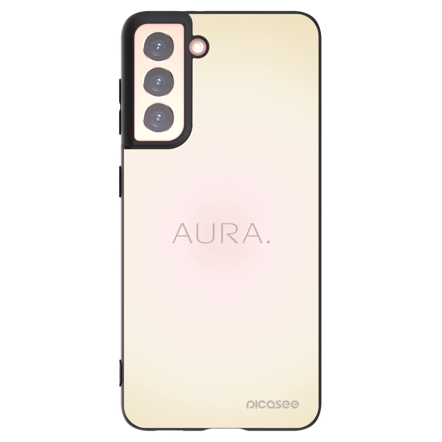 Picasee silikonski črni ovitek za Samsung Galaxy S21 5G G991B - Aura