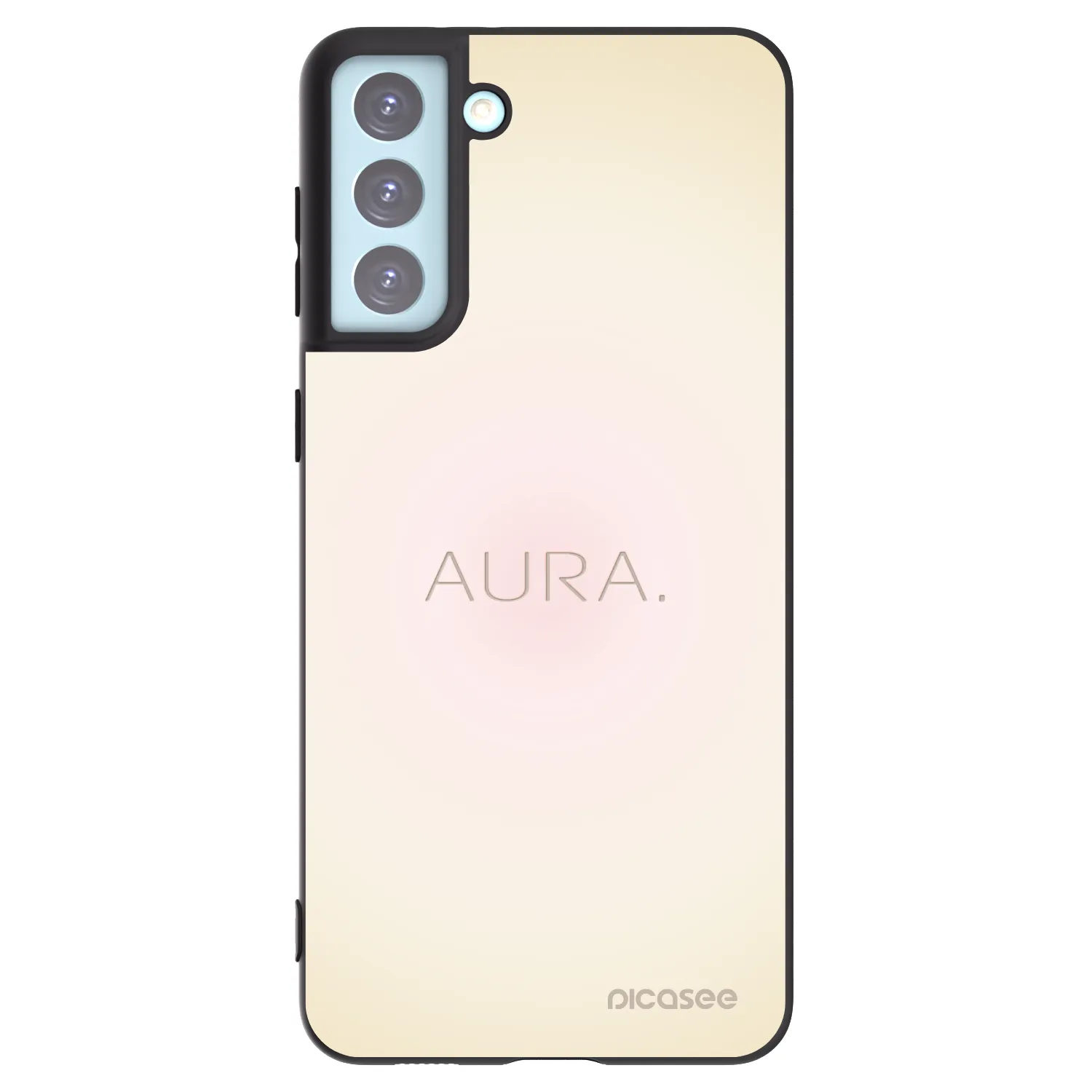 Picasee silikonski črni ovitek za Samsung Galaxy S21+ 5G G996F - Aura