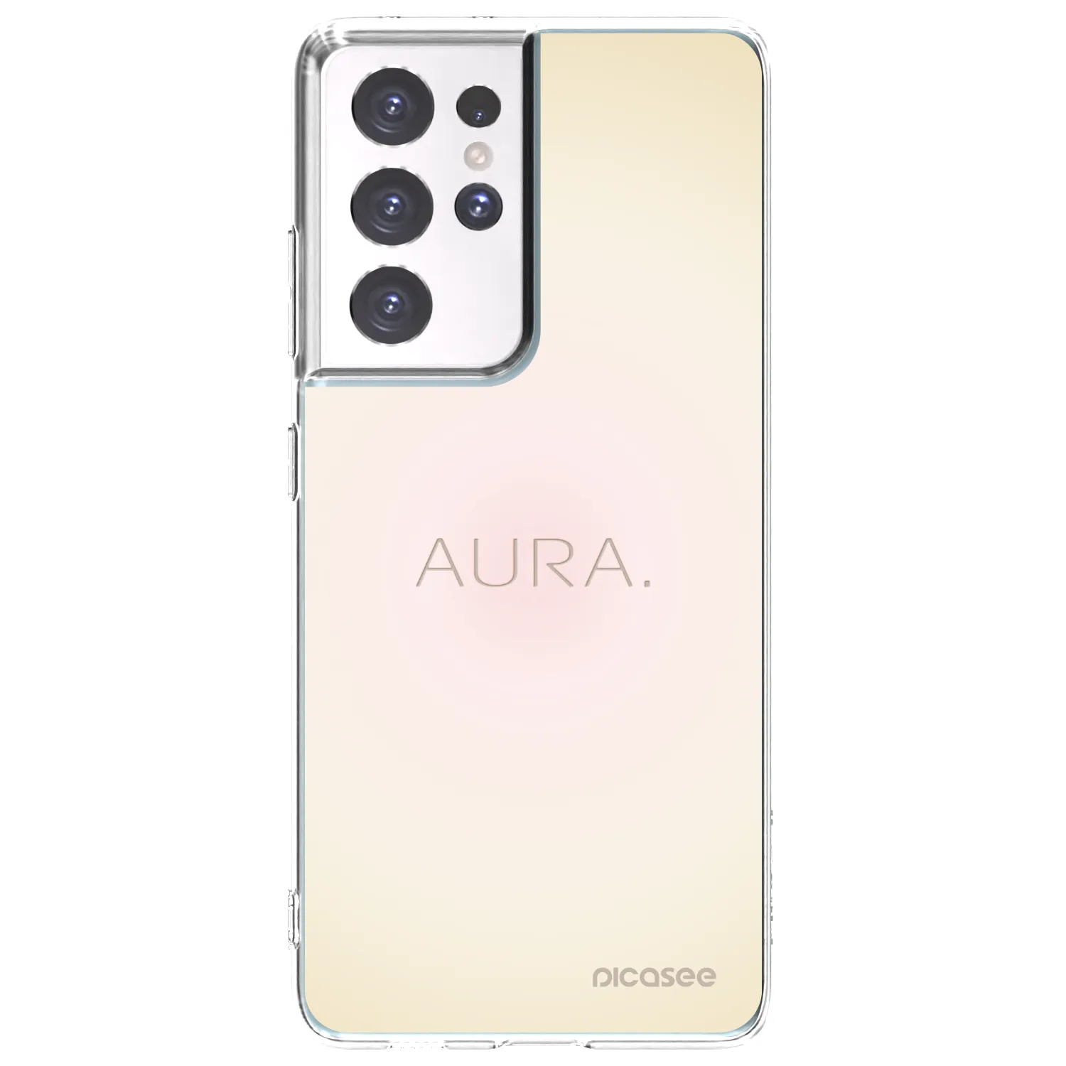 Picasee silikonski prozorni ovitek za Samsung Galaxy S21 Ultra 5G G998B - Aura