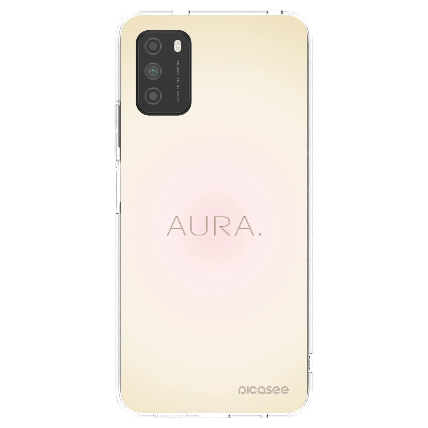 Picasee silikonski prozorni ovitek za Xiaomi Poco M3 - Aura