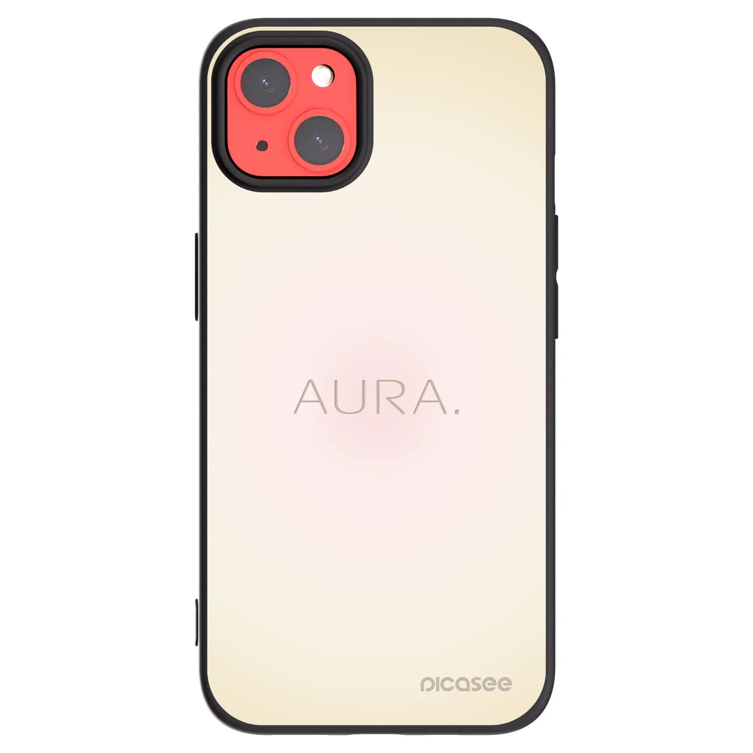 Picasee silikonski črni ovitek za Apple iPhone 13 - Aura