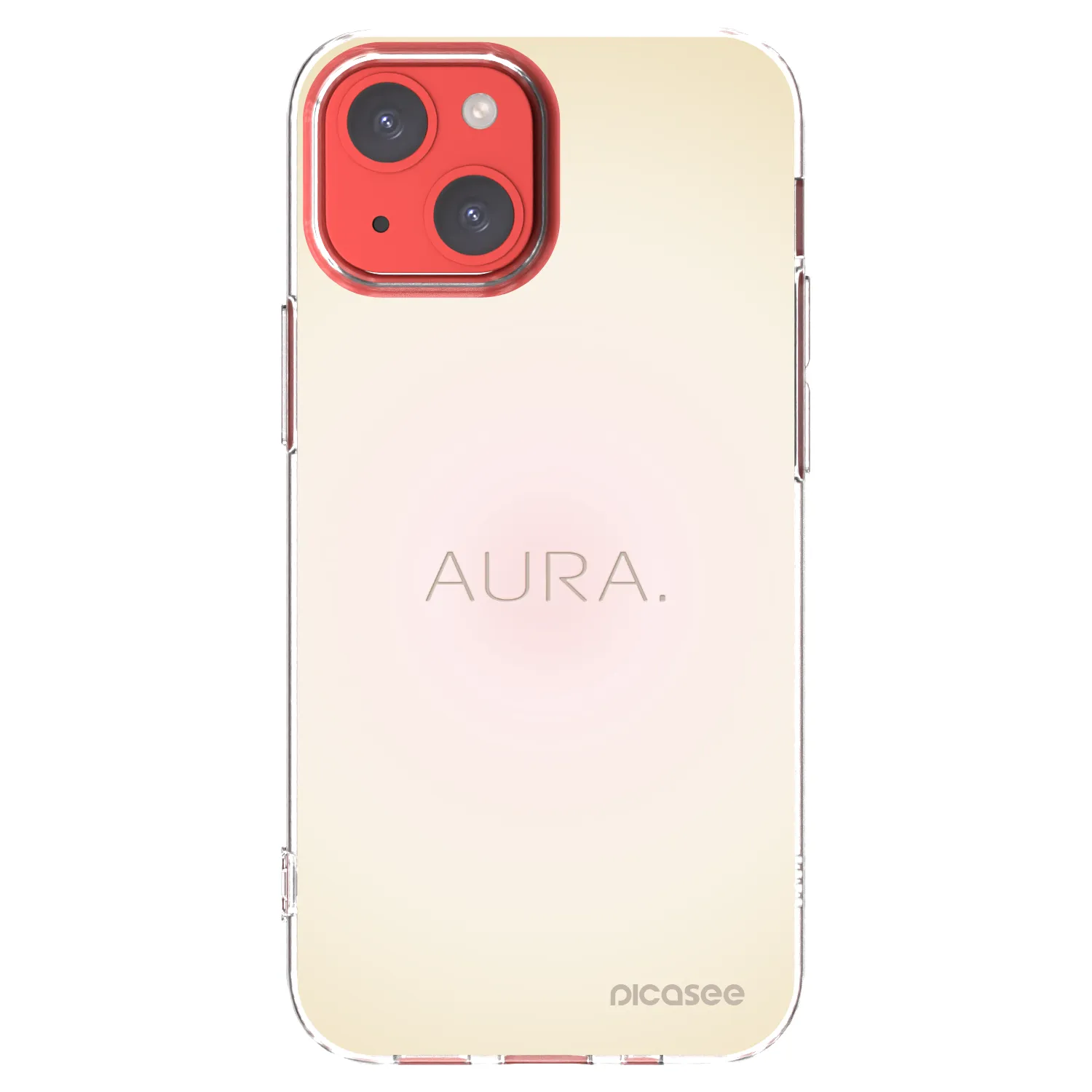 Picasee silikonski prozorni ovitek za Apple iPhone 13 mini - Aura