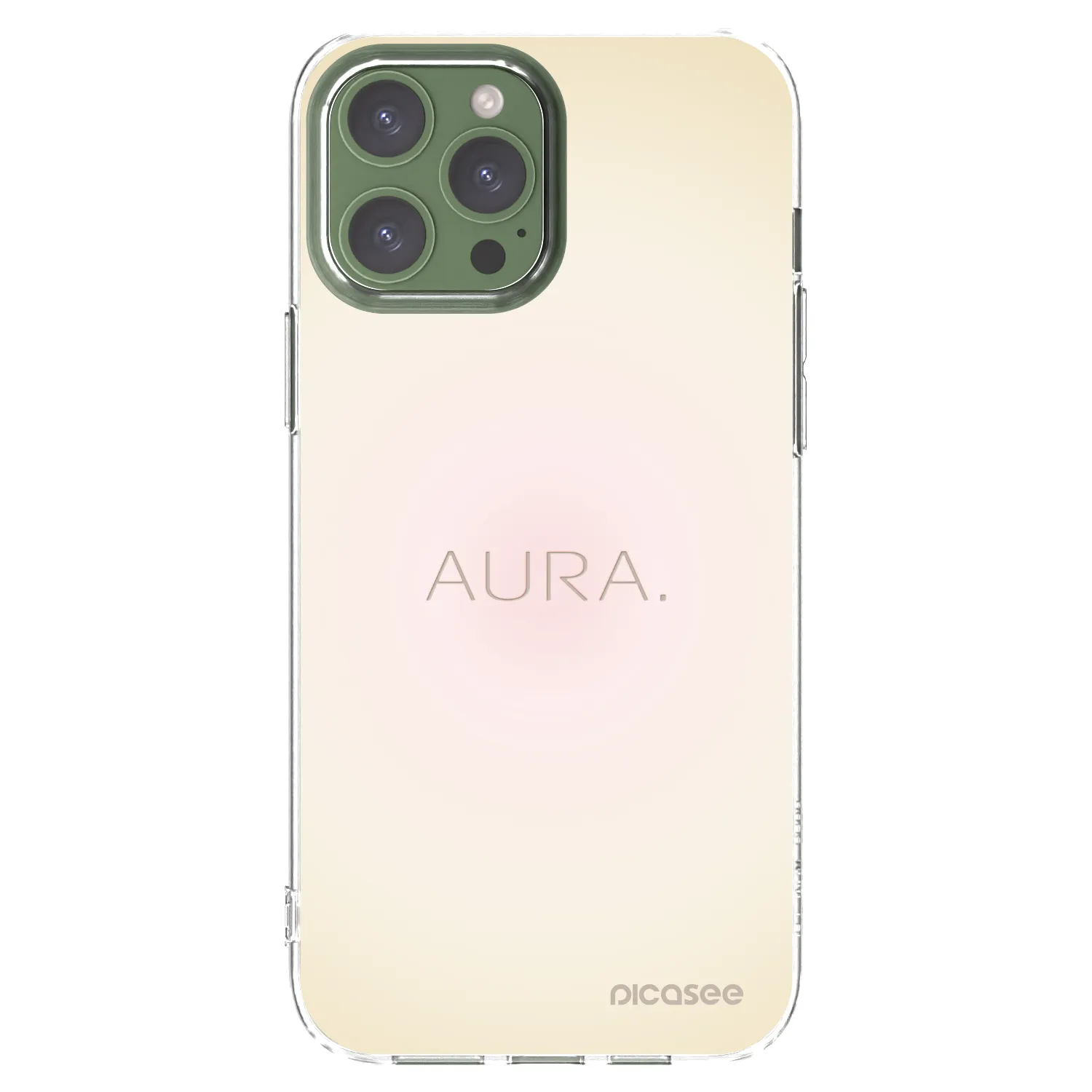 Picasee silikonski prozorni ovitek za Apple iPhone 13 Pro Max - Aura