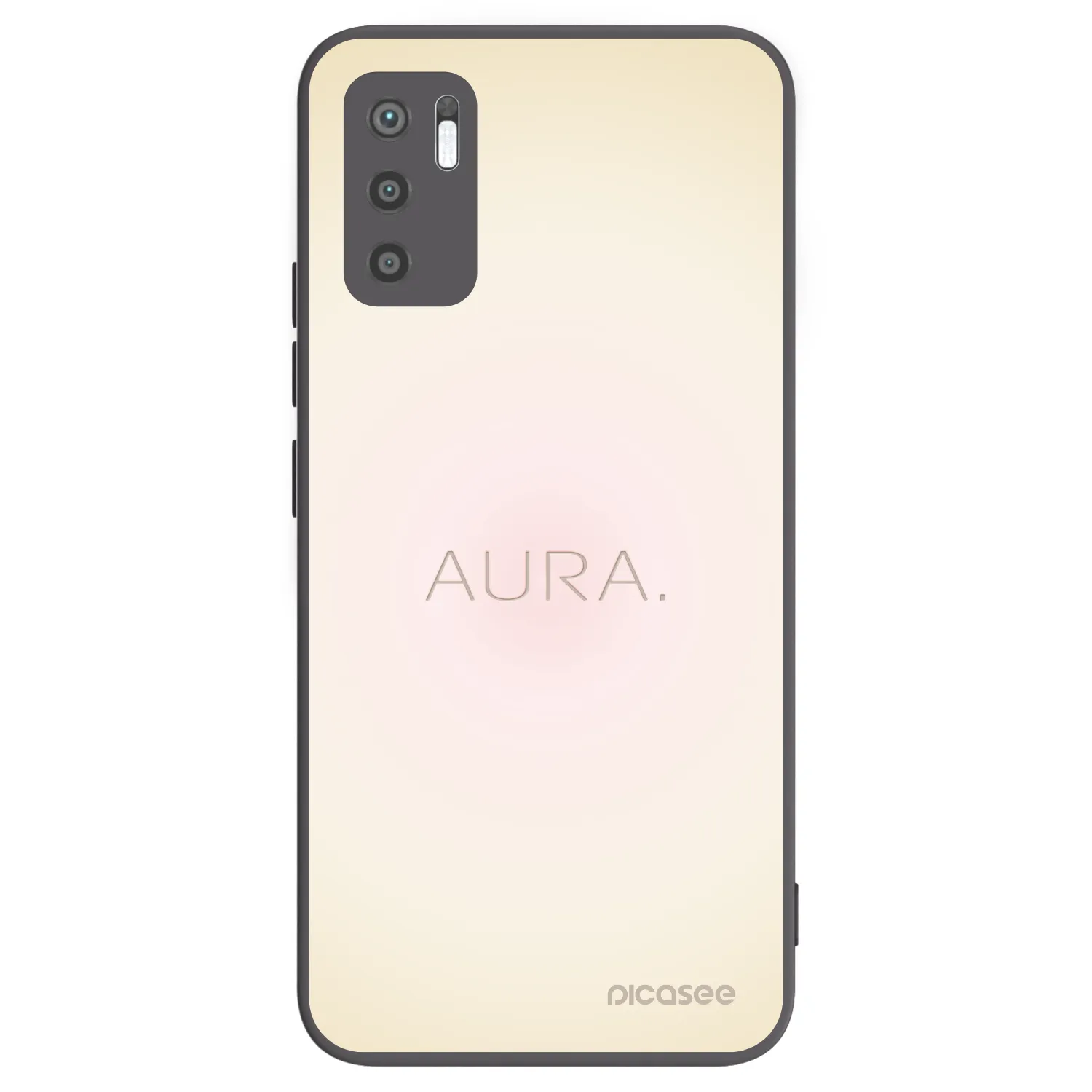 Picasee silikonski črni ovitek za Xiaomi Redmi Note 10 5G - Aura