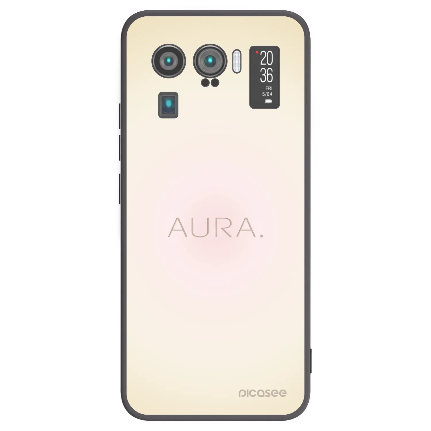 Picasee silikonski črni ovitek za Xiaomi Mi 11 Ultra - Aura
