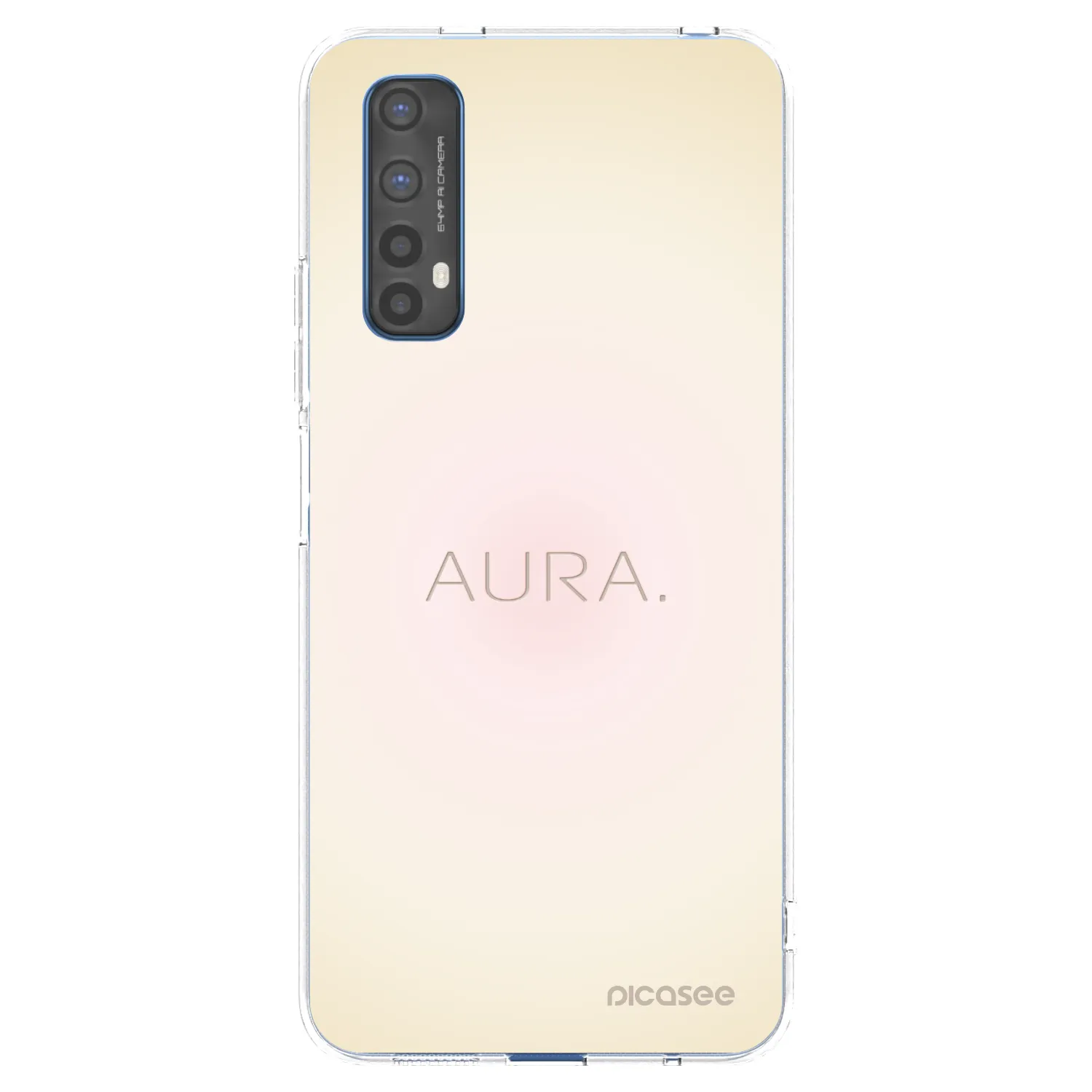 Picasee silikonski prozorni ovitek za Realme 7 - Aura