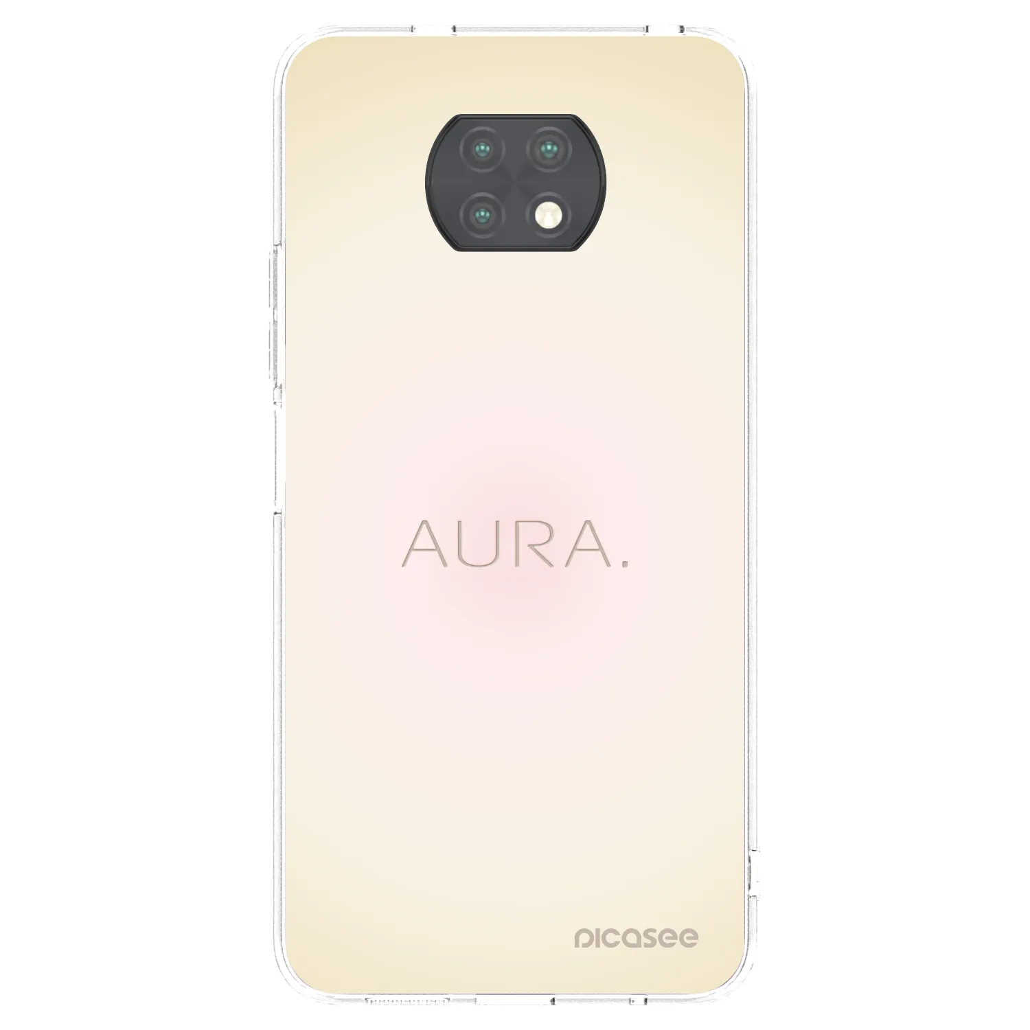 Picasee silikonski prozorni ovitek za Xiaomi Redmi Note 9T - Aura