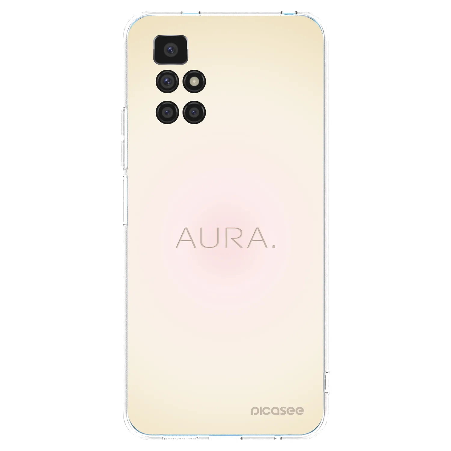 Picasee silikonski prozorni ovitek za Xiaomi Redmi 10 - Aura