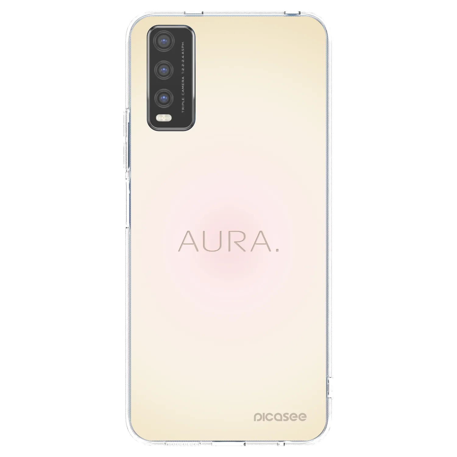 Picasee silikonski prozorni ovitek za Vivo Y20s - Aura