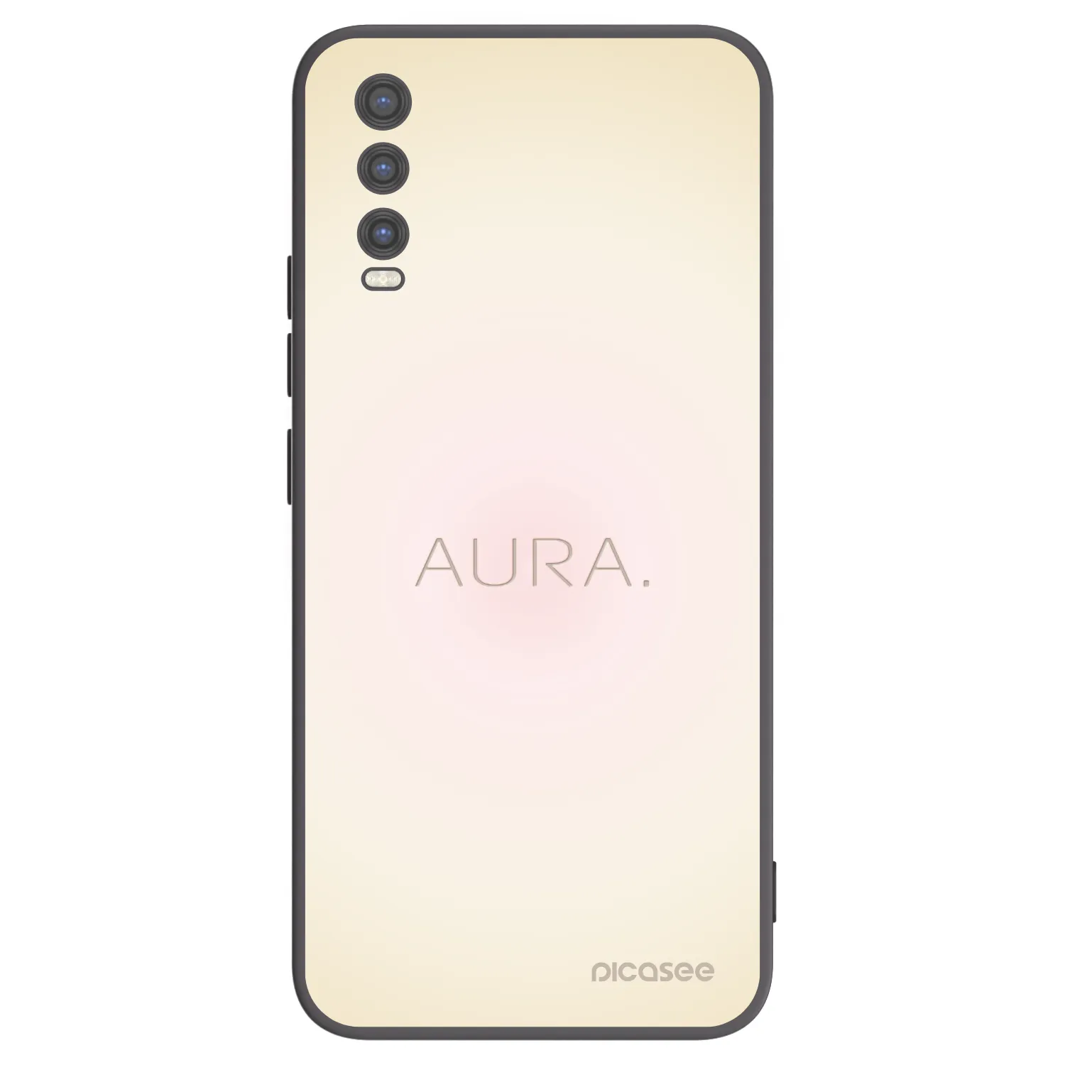 Picasee silikonski črni ovitek za Vivo Y20s - Aura