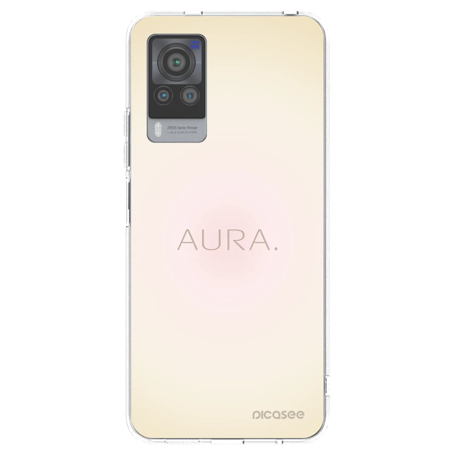 Picasee silikonski prozorni ovitek za Vivo X60 Pro 5G - Aura