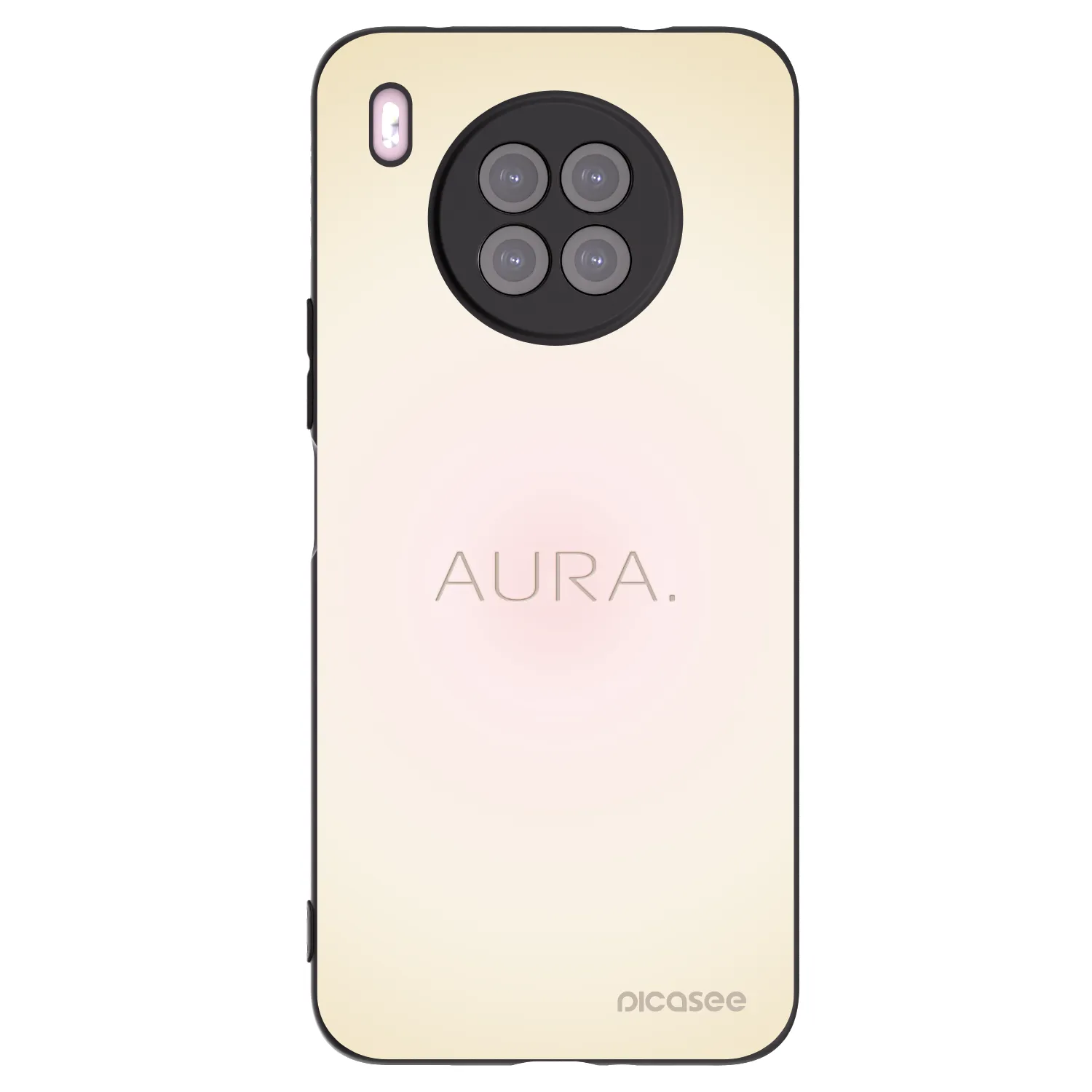 Picasee silikonski črni ovitek za Huawei Nova 8i - Aura