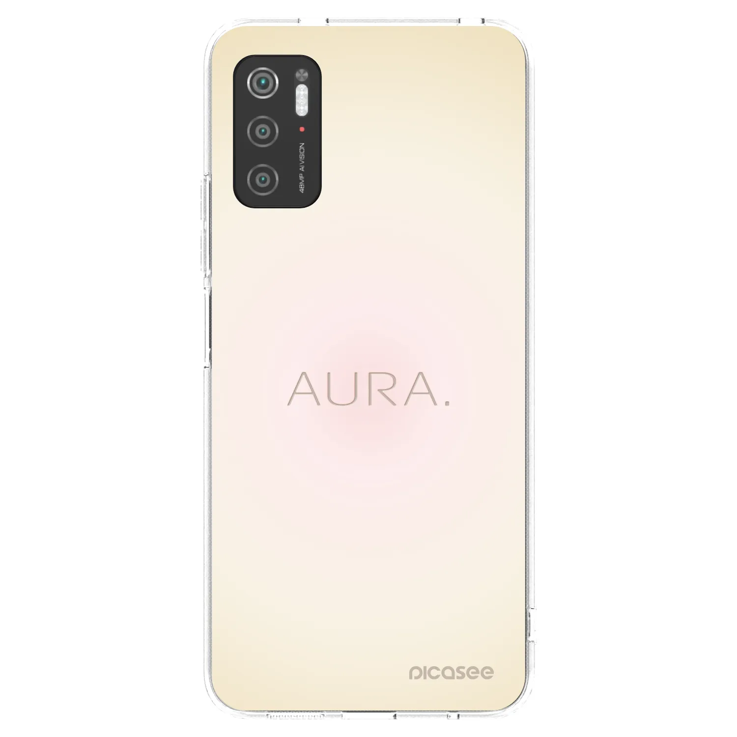 Picasee silikonski prozorni ovitek za Xiaomi Poco M3 Pro 5G - Aura