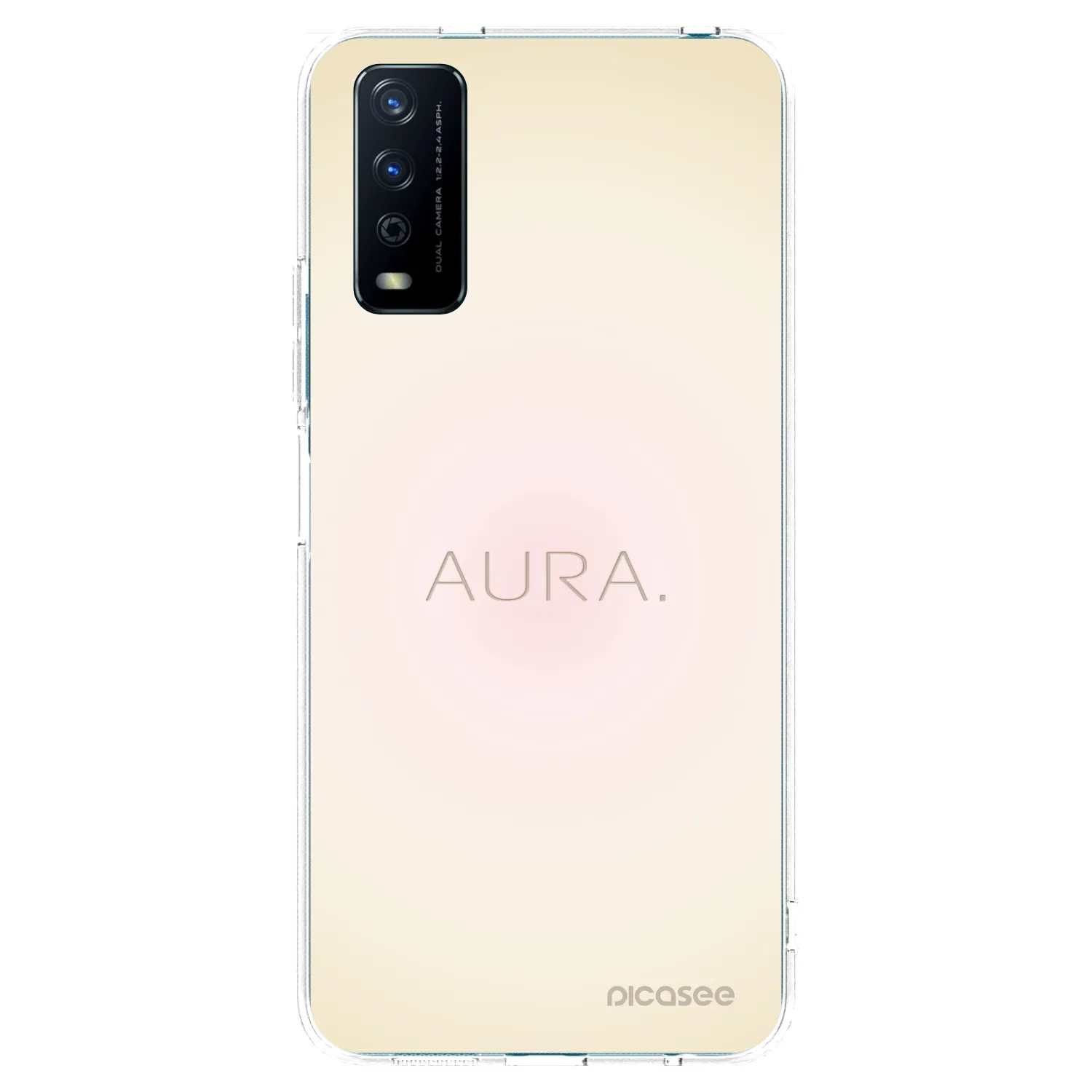 Picasee silikonski prozorni ovitek za Vivo Y11s - Aura