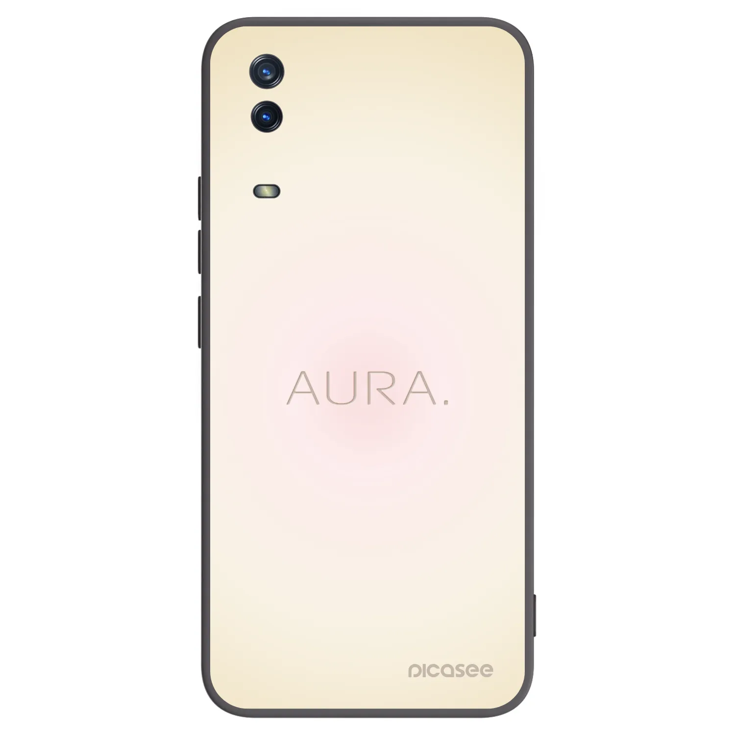 Picasee silikonski črni ovitek za Vivo Y11s - Aura