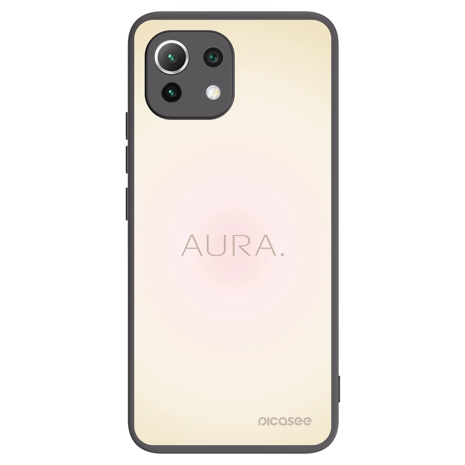 Picasee silikonski črni ovitek za Xiaomi 11 Lite 5G NE - Aura