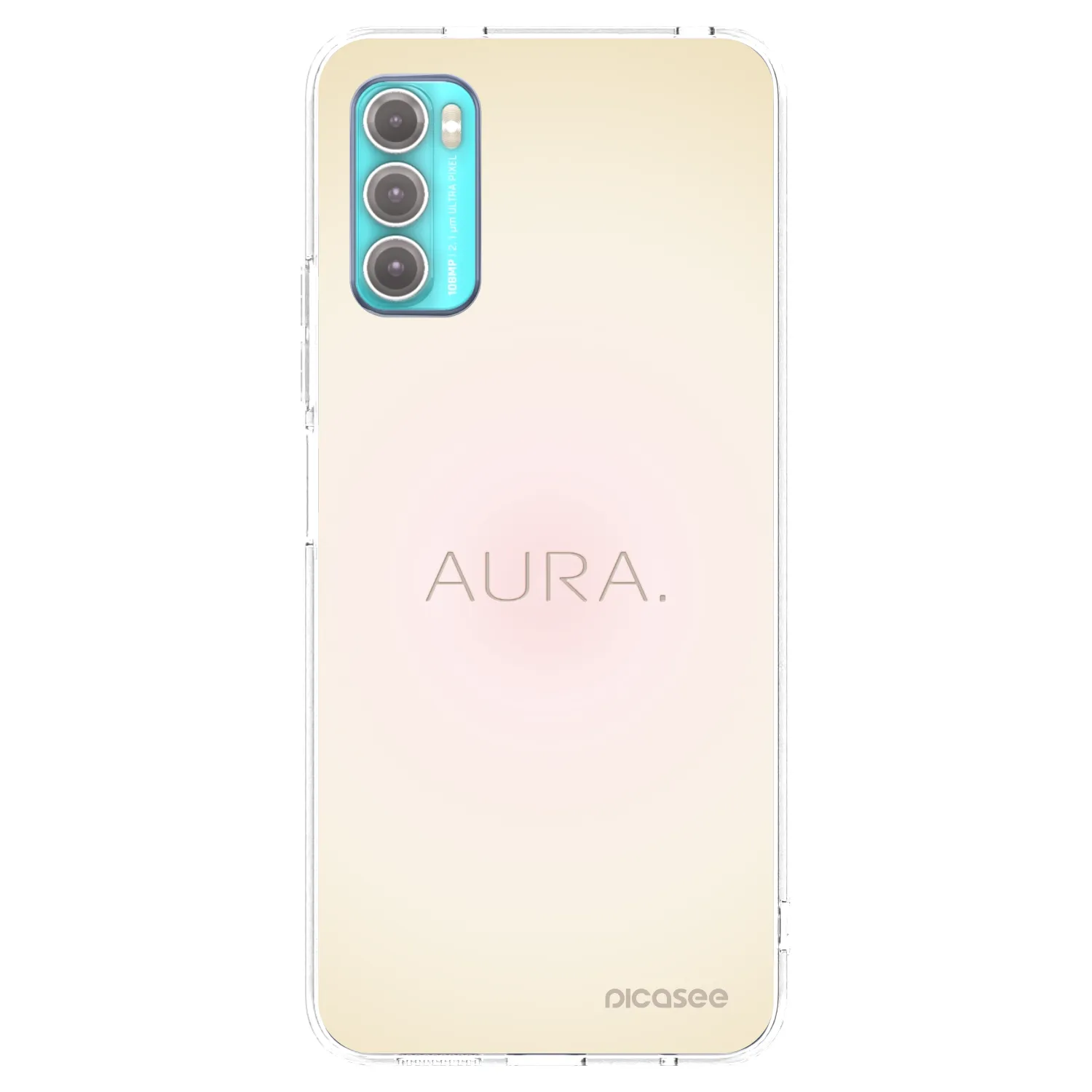 Picasee silikonski prozorni ovitek za Motorola Moto G60 - Aura